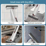 New Portable Self-NSqueeze Mini Mop, Lazy Hand Wash-Free Strong Absorbent Mop Multifunction Portable Squeeze Cleaning Mop Desk Window Glass Cleaner Kitchen Car Sponge Cleaning Mop Home Cleaning Tools - Styloqs