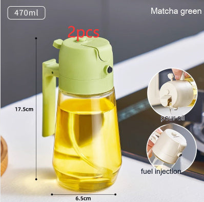470ML 2-in-1 Glass Oil & Vinegar Sprayer
