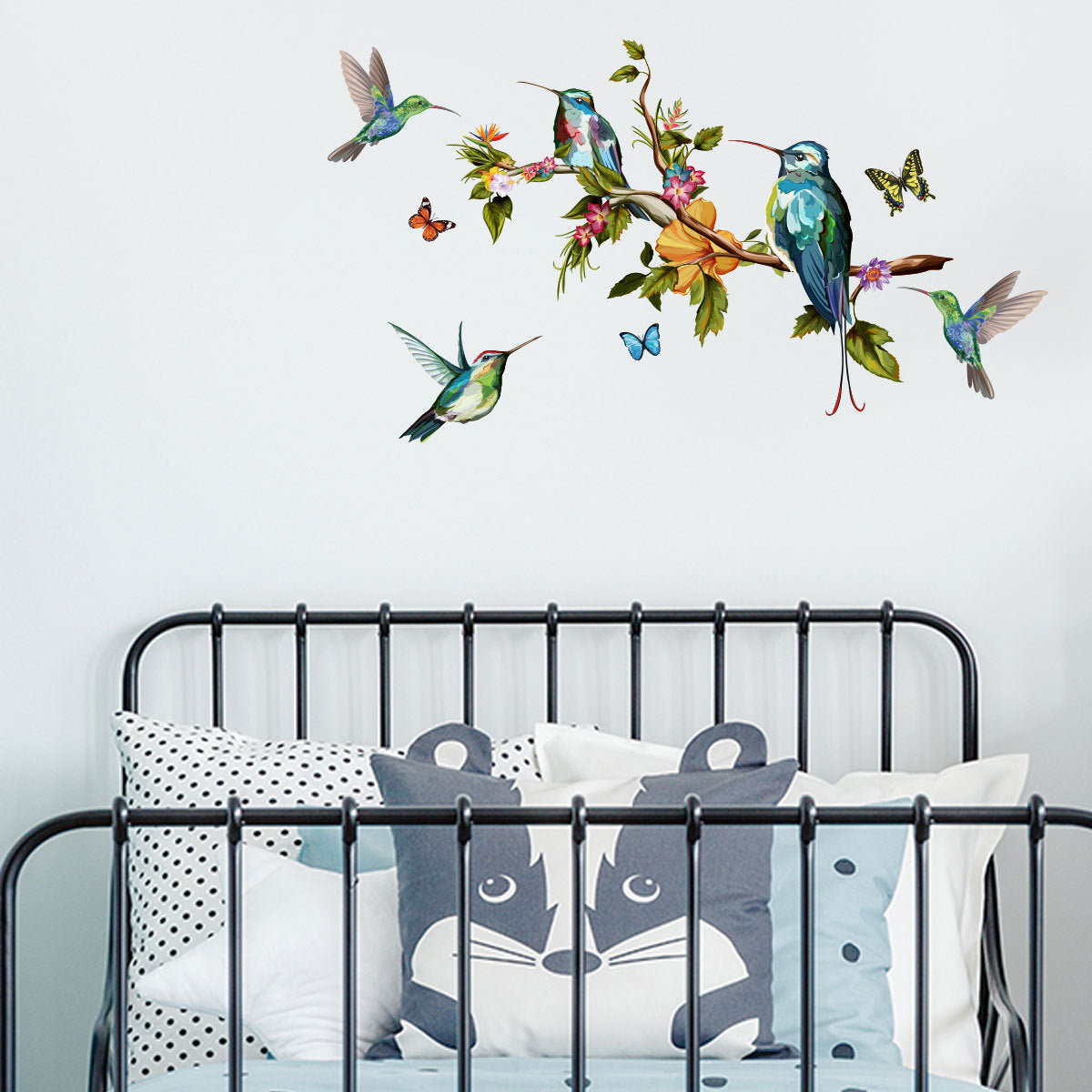 Colorful Butterfly & Bird Wall Sticker
