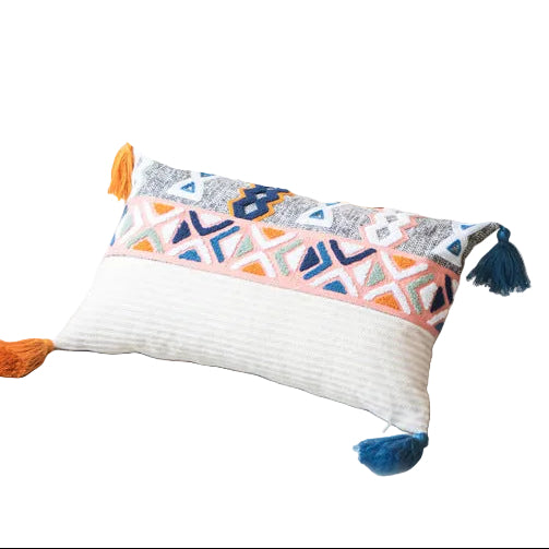 Tufted Bohemian Cushion Cover