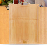 Whole bamboo bamboo carbonization process cutting board cutting board - Styloqs