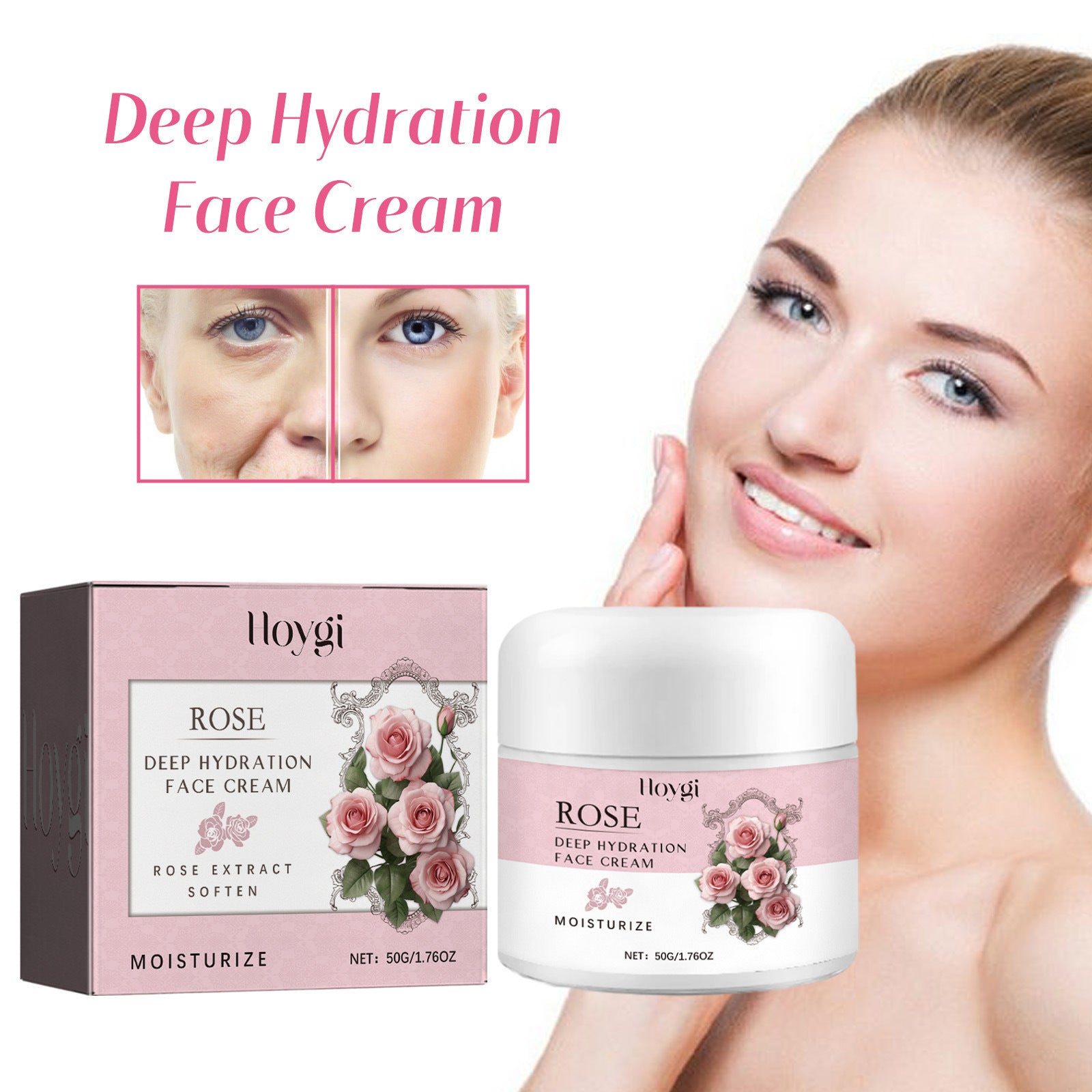 Rose Moisturizing Facial Cream