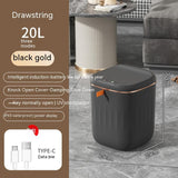 Smart Trash Can With Lid For Bedroom And Living Room Kitchen Storage Box Trash Can Induction Small Car Box Automatic Smart Dustbin Smart Trash Bin - Styloqs