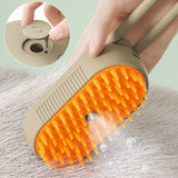 Cat Steam Brush Steamy Dog Brush 3 In 1 Electric Spray Cat Hair Brushes For Massage Pet Grooming Comb Hair Removal Combs Pet Products - Styloqs