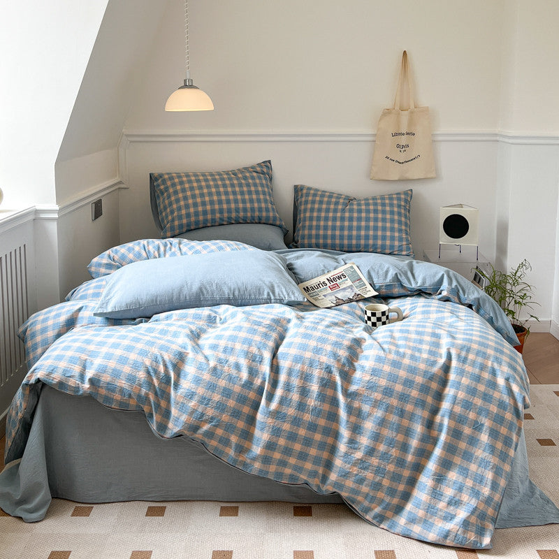 Washed Cotton Bed Sheets