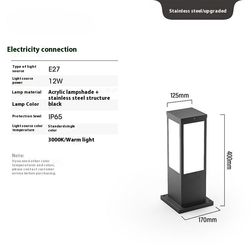 Outdoor Waterproof Lawn Lamp