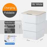 Smart Trash Can With Lid For Bedroom And Living Room Kitchen Storage Box Trash Can Induction Small Car Box Automatic Smart Dustbin Smart Trash Bin - Styloqs