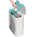 Smart Trash Can With Lid For Bedroom And Living Room Kitchen Storage Box Trash Can Induction Small Car Box Automatic Smart Dustbin Smart Trash Bin - Styloqs