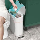 Smart Trash Can With Lid For Bedroom And Living Room Kitchen Storage Box Trash Can Induction Small Car Box Automatic Smart Dustbin Smart Trash Bin - Styloqs