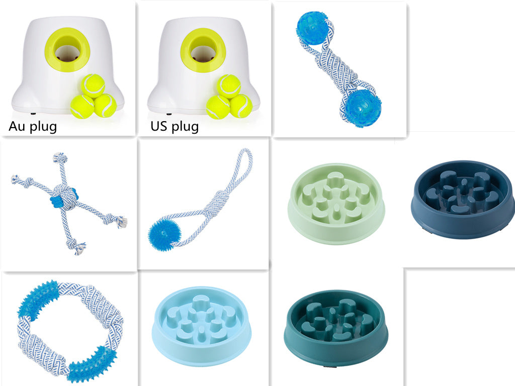 Dog Pet Automatic Interactive Ball Launcher - Styloqs