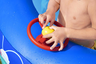 Boat Type Sunshade Pool Children's Paddling Pool Swimming Pool - Styloqs
