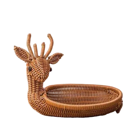 Creative Rattan Fruit Basket
