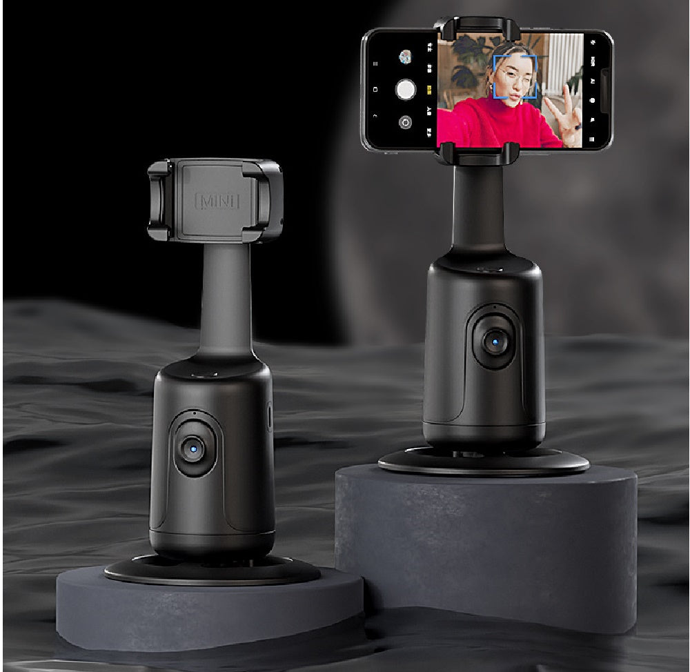 360 Auto Face Tracking Gimbal AI Smart Gimbal Face Tracking Auto Phone Holder For Smartphone Video Vlog Live Stabilizer Tripod - Styloqs