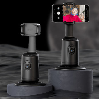 360 Auto Face Tracking Gimbal AI Smart Gimbal Face Tracking Auto Phone Holder For Smartphone Video Vlog Live Stabilizer Tripod - Styloqs