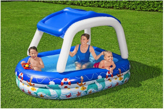 Boat Type Sunshade Pool Children's Paddling Pool Swimming Pool - Styloqs
