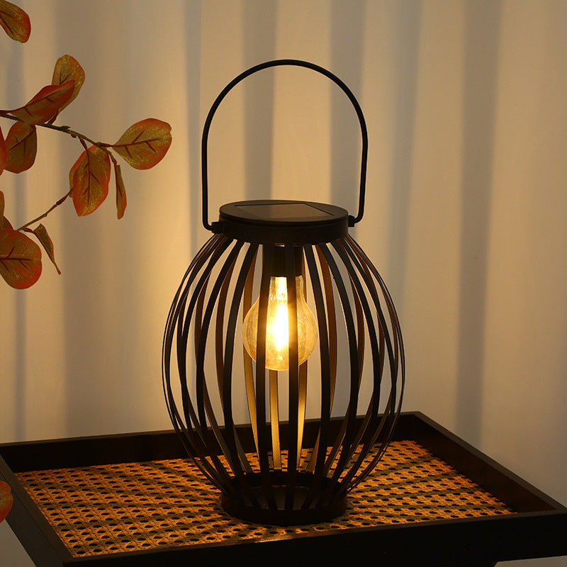 Solar Outdoor Iron Lawn Lamp