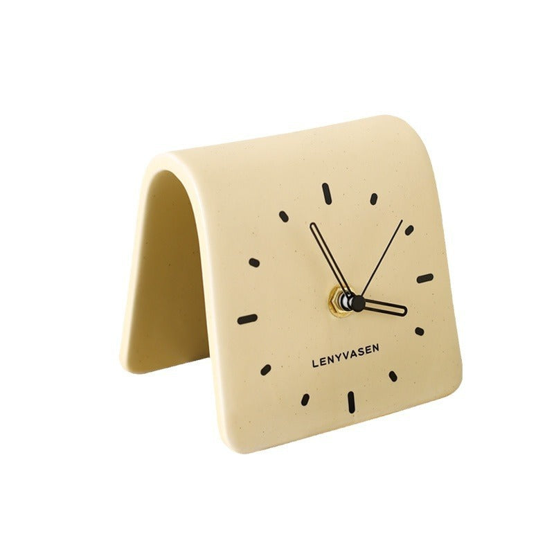 Creative Ceramic Table Clock
