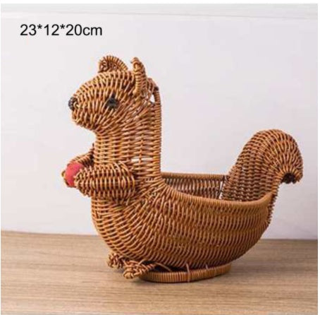 Creative Rattan Fruit Basket