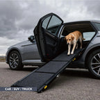 Premium Dog Travel Bundle — 71" Ramp, Seat Belts & Waterproof Cover