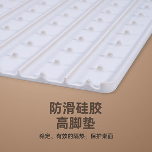 New Multifunctional Heating Insulation Board Foldable Flexible Silicone Household Dining Table Hot Dish Warm Cutting Board Cross-border Wholesale