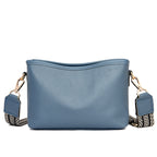Cross-border Genuine Leather Women's Bag 2023 New Simple Litchi Shoulder Crossbody Bag Women's Bag Top Layer Cowhide Bag Small Bag - Styloqs