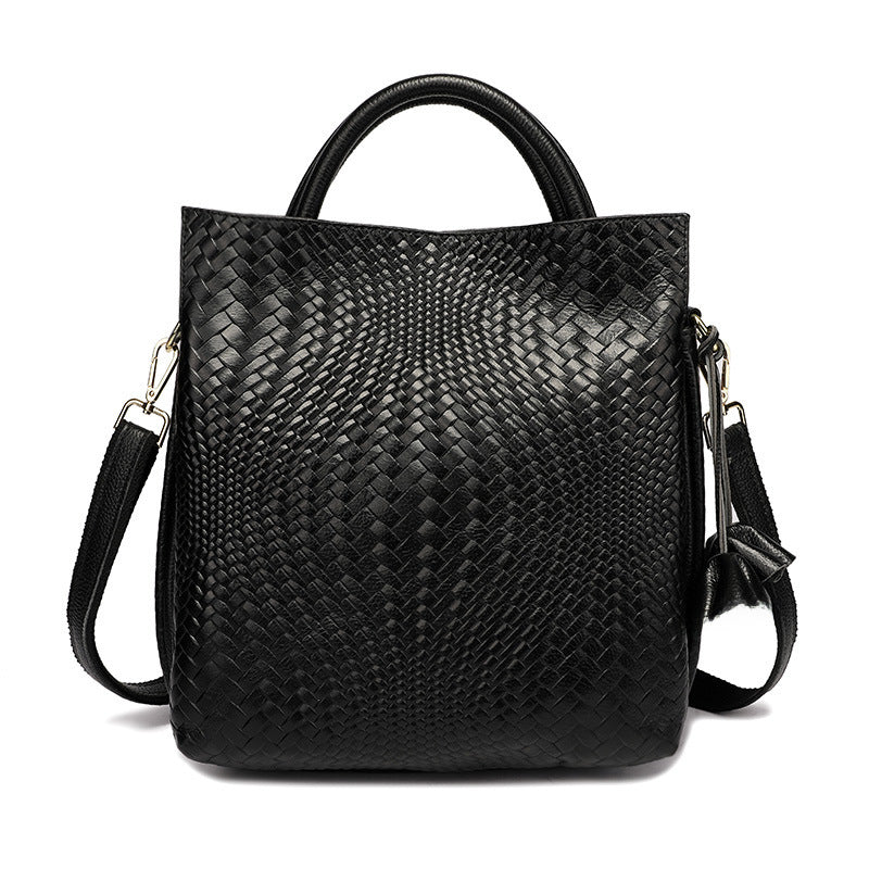 Qiandian Large Leather Women’s Handbag