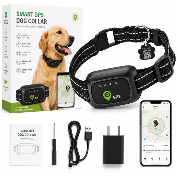 Smart GPS Dog Collar (USA Only)