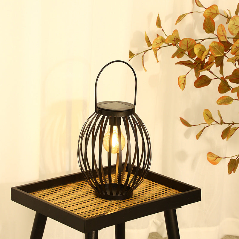 Solar Outdoor Iron Lawn Lamp