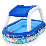 Boat Type Sunshade Pool Children's Paddling Pool Swimming Pool - Styloqs