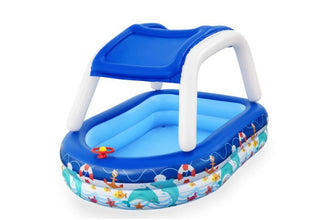 Boat Type Sunshade Pool Children's Paddling Pool Swimming Pool - Styloqs
