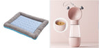 Pet Cooling Pad Bed For Dogs Cats Puppy Kitten Cool Mat Pet Blanket Ice Silk Material Soft For Summer Sleeping  Blue Breathable - Styloqs