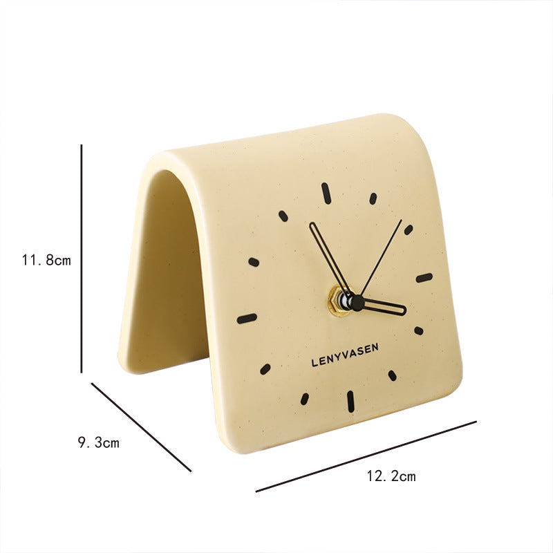 Creative Ceramic Table Clock