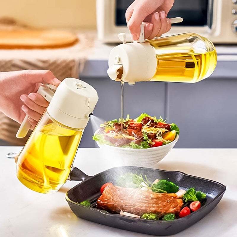 470ML 2-in-1 Glass Oil & Vinegar Sprayer