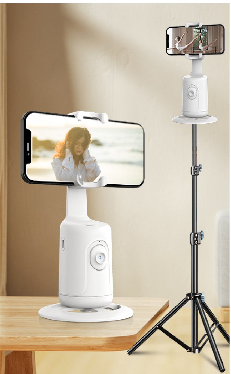 360 Auto Face Tracking Gimbal AI Smart Gimbal Face Tracking Auto Phone Holder For Smartphone Video Vlog Live Stabilizer Tripod - Styloqs