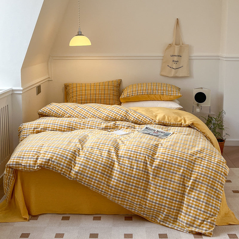 Washed Cotton Bed Sheets