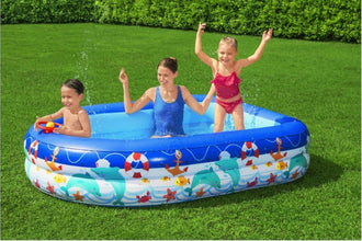 Boat Type Sunshade Pool Children's Paddling Pool Swimming Pool - Styloqs